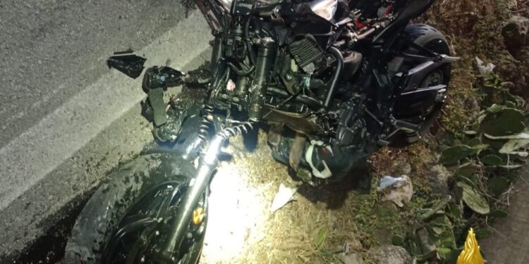 incidente moto carbonara