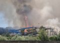 incendio Marina di Pulsano