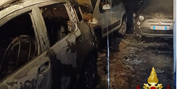 Incendio Auto Molfetta