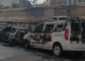 Incendio Furgone Via Dieta