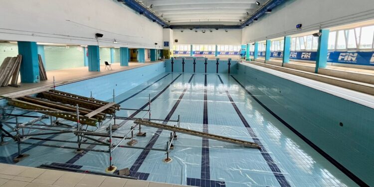01 08 25 Al Via I Lavori Di Manutenzione Straordinaria Nei Locali Della Piscina Interna Da 25 Metri Dello Stadio Del Nuoto