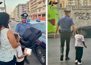 Carabinieri Donano Seggiolino