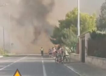Incendio Salento