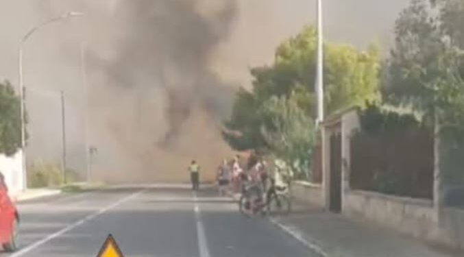 Incendio Salento