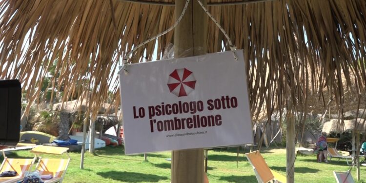 psicologo in spiaggia