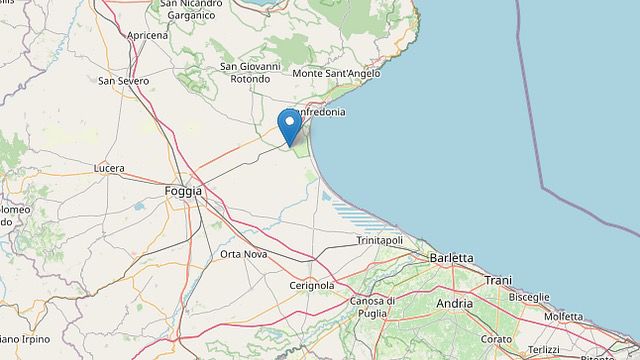 Manfredonia terremoto