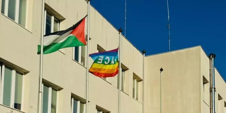 Bandiera Palestina Cisternino 1
