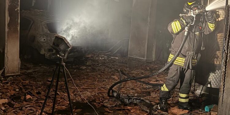 Incendio Bitritto