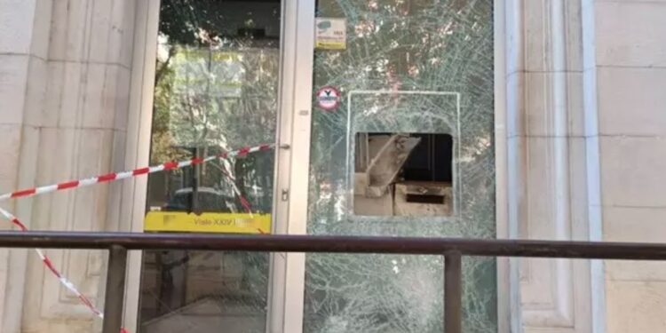 Poste Italiane Assalto Postamat