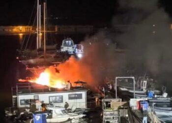 Incendio Barche Vieste