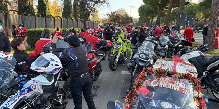 Babbo Natale In Moto