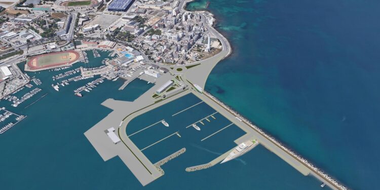 Porto Di Bari Rendering Molo San Cataldo