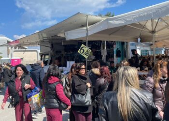 23 03 26 Questa Mattina Il Sopralluogo Dell'ass. Petruzzelli Presso Il Mercato Del Lunedì Nel Park&ride Di Corso Vittorio Veneto
