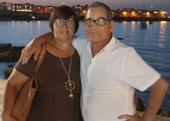 Francesco Pantaleo Con La Moglie Anna
