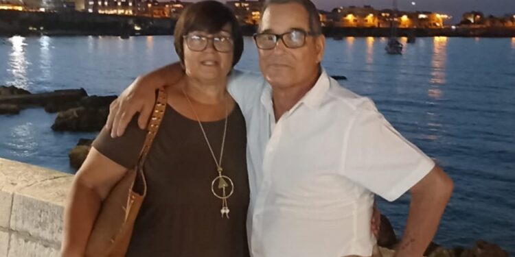 Francesco Pantaleo Con La Moglie Anna