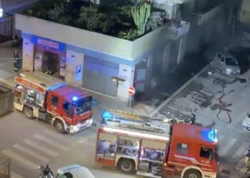 Incendio Supermercato