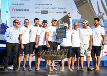 Vela D'altura Assoluti Gaeta, Equipaggio Morgan V Alla Premiazione Credit Martina Orsini Fiv
