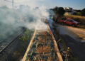Incendio Ferrovia casamassima