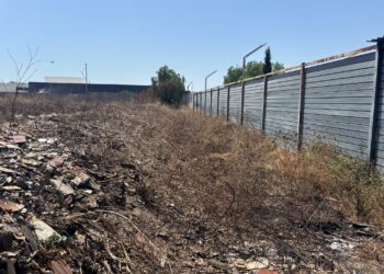 incendio zona industriale