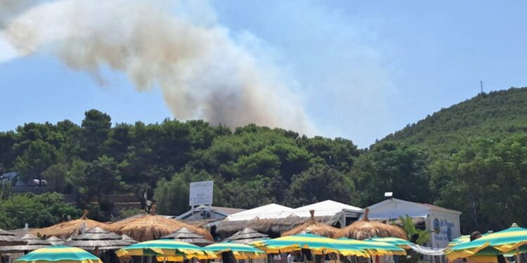 Incendio Peschici