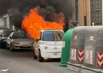 Macchina Elettrica Incendio