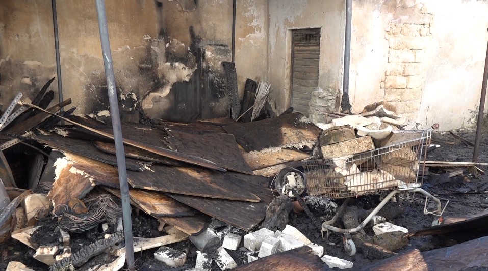 Incendio Chiesa San Girolamo