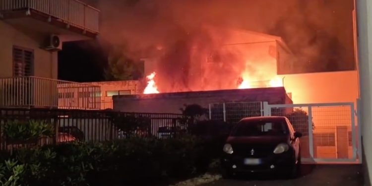 Incendio San Girolamo