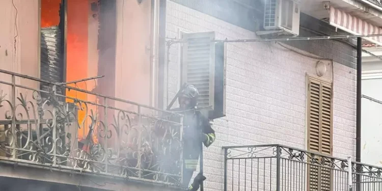 Incendio Foggia