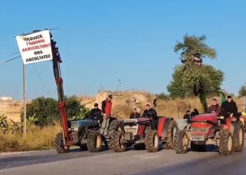 Trattori Bitonto protesta